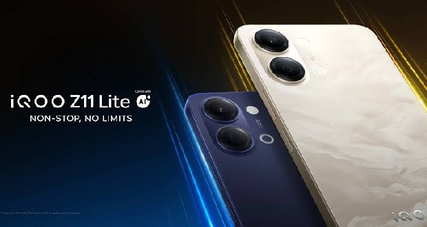 گوشی iQOO Z11 Lite با باتری 6500 میلی‌آمپرساعتی معرفی شد